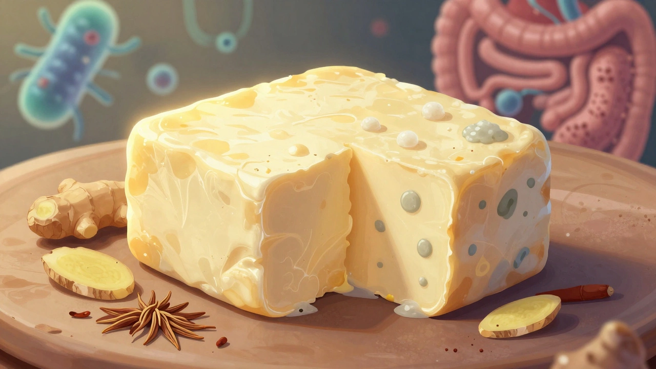 Comparison of clean homemade paneer versus processed store-bought paneer with additives.